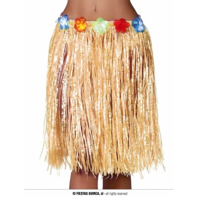 Fiestas Guirca Fiestas Španělsko Havajská sukně s květy přírodní – Zbozi.Blesk.cz