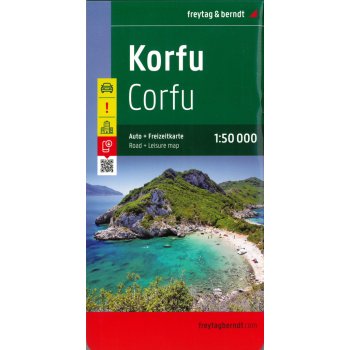 Korfu mapa FB 1 50 000