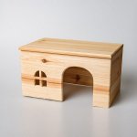 Trixie Dřevěný domek s rovnou střechou pro morčata 28 x 16 x 18 cm – Hledejceny.cz