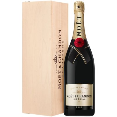 Moët & Chandon Impérial Brut 12,5% 3 l (dřevěná kazeta) – Zboží Dáma