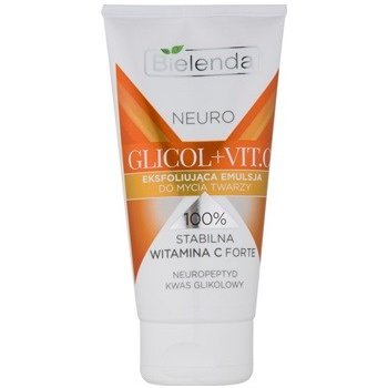 Bielenda Neuro Glicol + Vit. C exfoliační čistící emulze pro pleť s nedokonalostmi 100% Stable Vitamin C 150 g