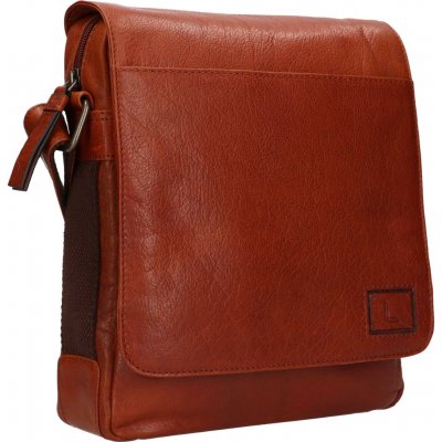 Lagen pánská kožená crossbody taška 290603 COGNAC – Zboží Dáma