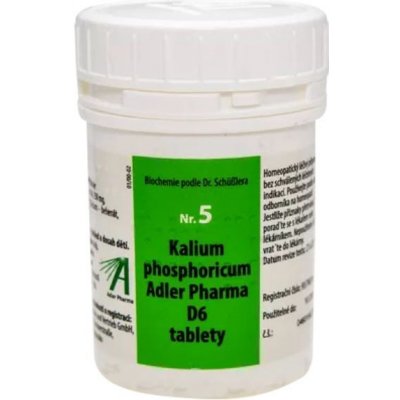 Adler Pharma Schüsslerovy soli Nr.5 Kalium phosphoricum D6 1000 tablet