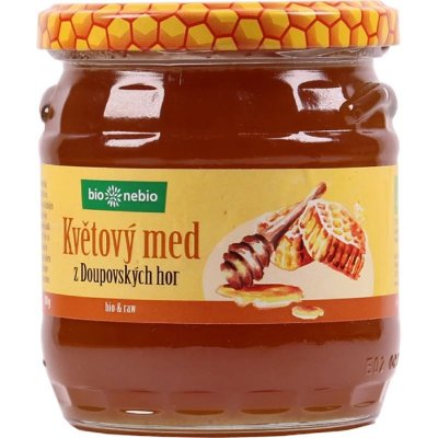 BioNebio Bio květový med z Doupovských hor ČESKÉ BIO 500 g – Zboží Dáma