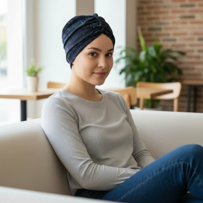 Ebbie bavlněný turban-style GALAXIE – Hledejceny.cz