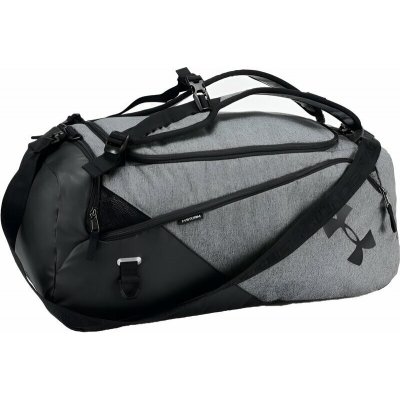 Under Armour UA Contain Duo Small BP Duffle Castlerock Medium Heather/Černá/Bílá 33 L