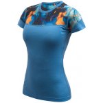 SENSOR MERINO IMPRESS dámské triko kr.rukáv modrá/universe – Sleviste.cz