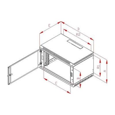 Triton 19" 6U 600x400mm RBA-06-CS4-CAX-A1 – Hledejceny.cz