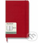 Moleskine A5 týdenní 2026-27 červený – Zboží Dáma