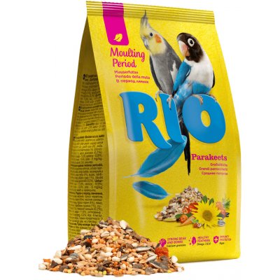 RIO směs Střední papoušek v období přepeřování 1 kg – Zboží Mobilmania