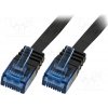 síťový kabel Logilink CP0135B Patch, U/UTP, 5e, licna, CCA, PVC, 2m, černý