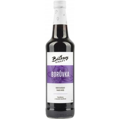 Báťkovy sirupy Borůvkový sirup 0,5 l