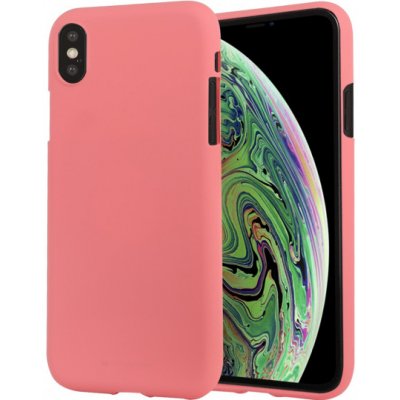 Pouzdro MERCURY GOOSPERY Liquid iPhone XS Max - růžové – Zboží Mobilmania