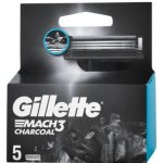 Gillette Mach3 Charcoal 5 ks – Sleviste.cz