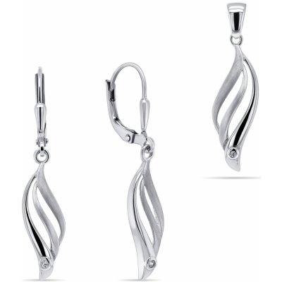 Brilio Silver Set stříbrných šperků SET202W – Zboží Dáma