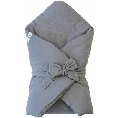 Pinkie Zavinovačka Bellou Muslin grey BIO bavlna – Hledejceny.cz