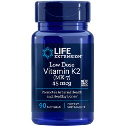 Life Extension Low Dose Vitamin K2 Slaný karamel 90 tobolek