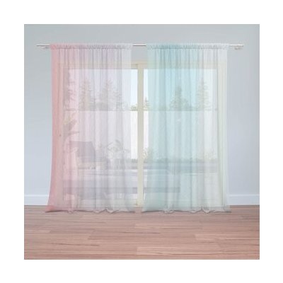 Sablio Záclony Cukrová vata : 2ks 150x250cm – Hledejceny.cz