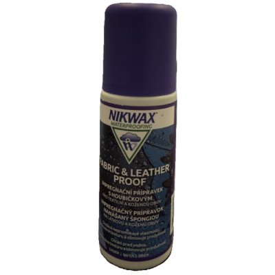 Nikwax Impregnační přípravek pro TEXTIL A KŮŽI - "UNIVEZRÁL" s houbičkou 125 ml Impregnace na barefoot a sportovní obuv | – Zbozi.Blesk.cz