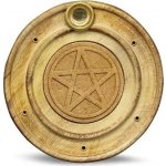Mani Bhadra stojánek na vonné tyčinky a kužely Pentagram 10 cm – Sleviste.cz