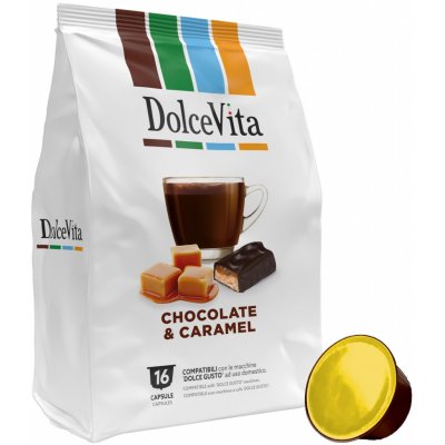 Dolce Vita Karamelová čokoláda Dolce Gusto 16 ks – Zboží Mobilmania