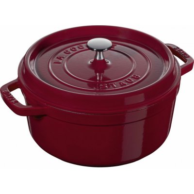 Staub Litinový hrnec s poklicí Cocotte 26 cm 5,2 l bordó – Zboží Dáma
