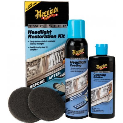 Meguiar's Two Step Headlight Restoration Kit – Zbozi.Blesk.cz