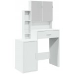 Petrashop se skříňkou bílý 848234 – Zboží Mobilmania