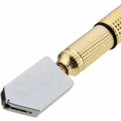 Řezák skla olejový QIM 410 celokovový - nůž na sklo - karbidové kolečko, bronzová – Hledejceny.cz