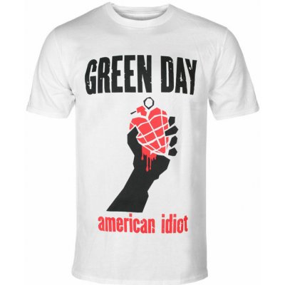 Tričko metal PLASTIC HEAD Green Day AMERICAN IDIOT HEART černá