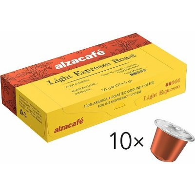 AlzaCafé Light Espresso Roast 10 kapslí – Zboží Dáma