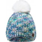 Hi-tec lady Vikna dámská pletená zimní čepice white/blue /lime melange – Hledejceny.cz
