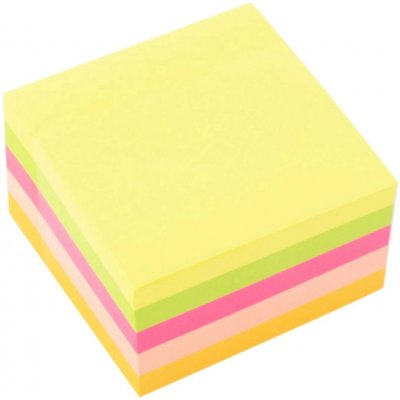 Samolepicí bloček D.RECT neonový, 76 x 76 mm, 400 lístků – Hledejceny.cz