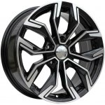 Alu kola Racing Line B1518, 16x6.5 5x114.3 ET41, černá + leštění – Sleviste.cz