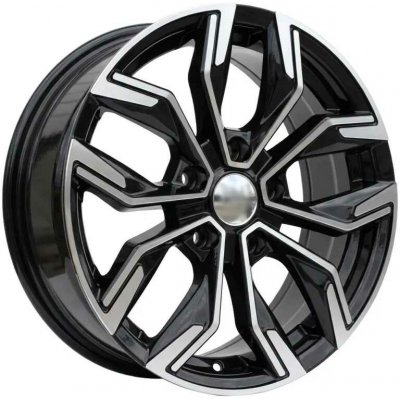 Alu kola Racing Line B1518, 16x6.5 5x114.3 ET41, černá + leštění – Sleviste.cz