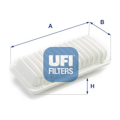 Vzduchový filtr UFI 30.206.00 – Hledejceny.cz