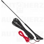 4CARS Anténa na auto střešní / autoanténa vnější - VW Golf se zesilovačem 40cm 5mm – Zboží Živě