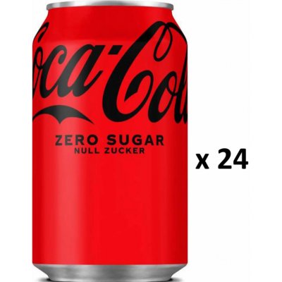 Coca Cola Zero Sugar 24 x 330 ml – Zbozi.Blesk.cz