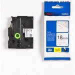 BROTHER TZE-SE4 PLOMBOVACÍ PÁSKA BÍLÁ/ČERNÁ 18MM – Hledejceny.cz