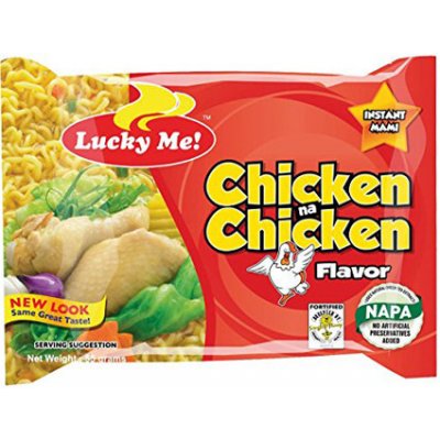 Lucky me Instantní nudlová polévka s kuřecí příchutí 55 g – Hledejceny.cz
