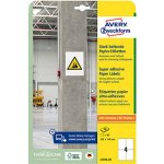 Avery Zweckform L7876-20 Super lepivé etikety 105x148mm 80 ks bílá – Zboží Mobilmania