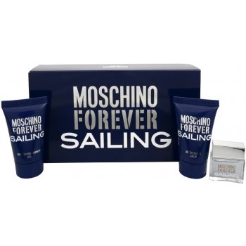 Moschino Forever Sailing EDT 4,5 ml + sprchový gel 25 ml + balzám po holení 25 ml dárková sada