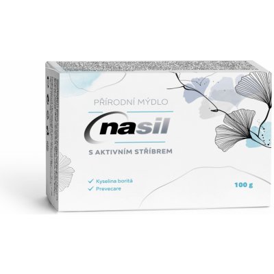 Nasil přírodní mýdlo s aktivním stříbrem 100 g – Zboží Dáma