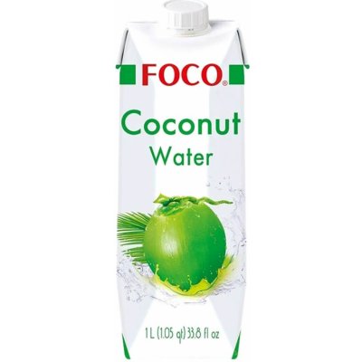 FOCO kokosová voda 100% 1000 ml – Zboží Dáma