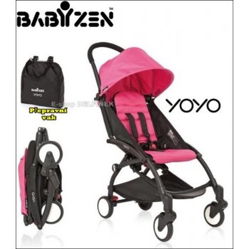 Babyzen Yoyo/černý rám růžový 2015