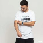 Under Armour TEAM ISSUE WORDMARK SS bílé 1329582-100 – Zboží Mobilmania