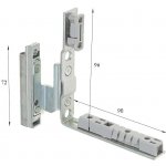 Roto NX Spodní křídlový pant pro křídlo 12/18-9 levý – Zbozi.Blesk.cz