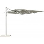 Scolaro Boční slunečník Astro Starwhite, obdélníkový 300x400 cm, rám lakovaný hliník Starwhite, potah akryl 350 g/m2, Natural – Hledejceny.cz