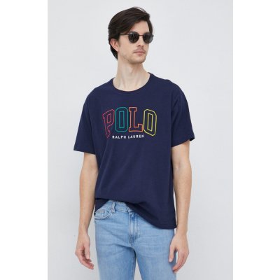 Ralph Lauren bavlněné tričko Polo s aplikací tmavo modrá