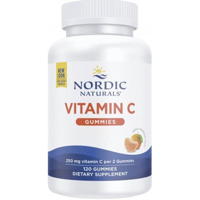 Nordic Naturals Vitamin C Gummies 250 mg tangerine 120 gummies – Hledejceny.cz